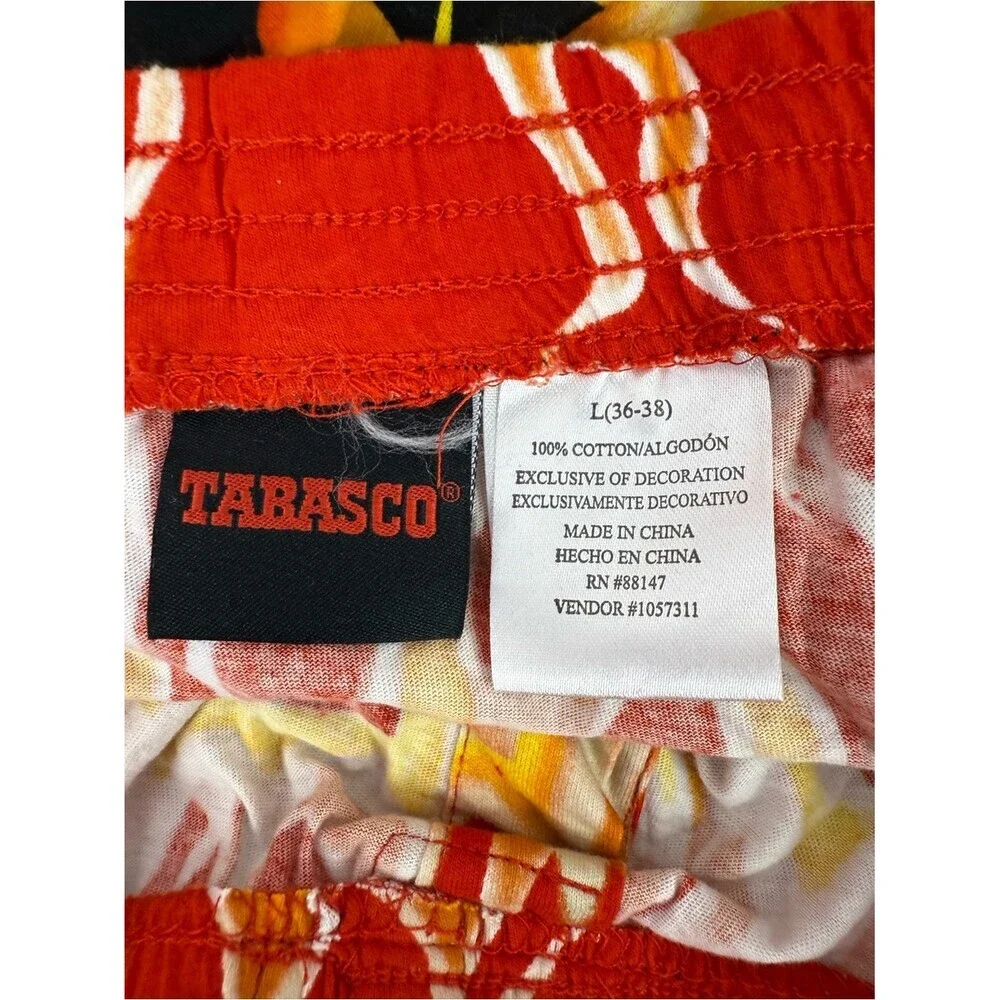 Tabasco shorts funny Red and Yellow Flame Bottle Shorts